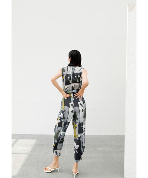 Abstract Art Tapered Pants